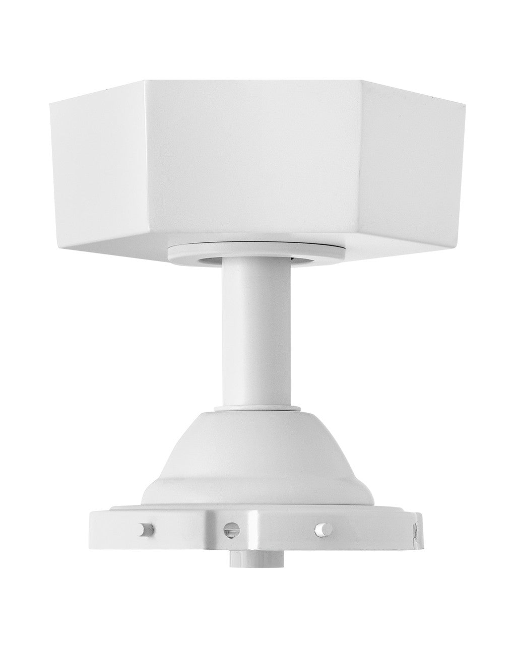 Facet Downrod Kit in Matte White - available from The Lighting Shoppe, trusted by Canadian homeowners