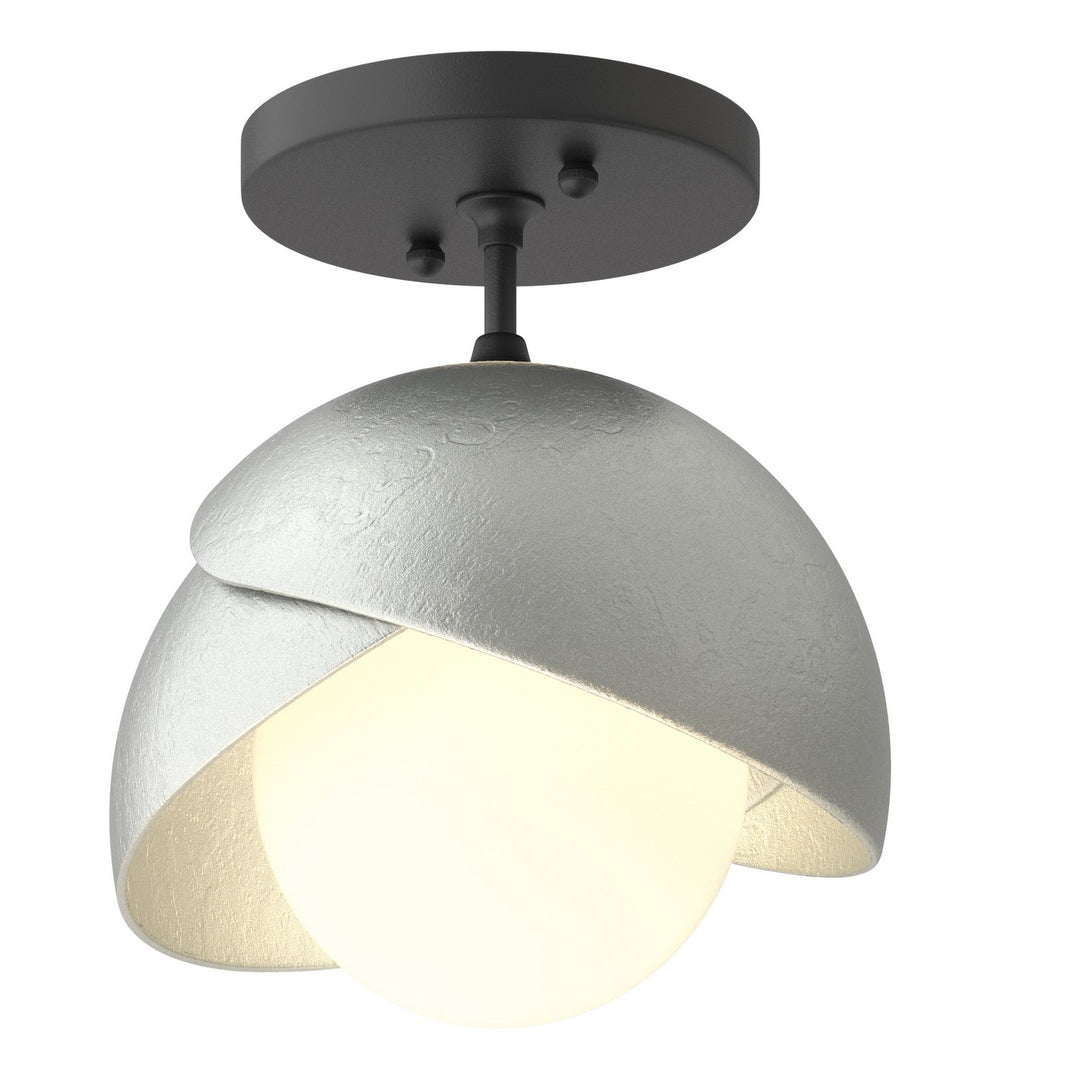 Hubbardton Forge Canada - 121377-SKT-10-82-GG0711 - One Light Semi-Flush Mount - Brooklyn - Black