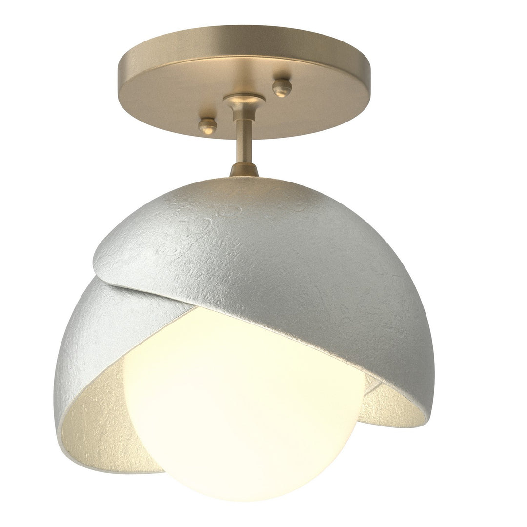 Hubbardton Forge Canada - 121377-SKT-84-82-GG0711 - One Light Semi-Flush Mount - Brooklyn - Soft Gold