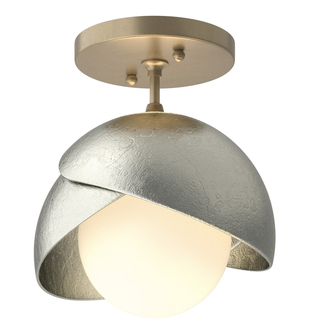 Hubbardton Forge Canada - 121377-SKT-84-85-GG0711 - One Light Semi-Flush Mount - Brooklyn - Soft Gold