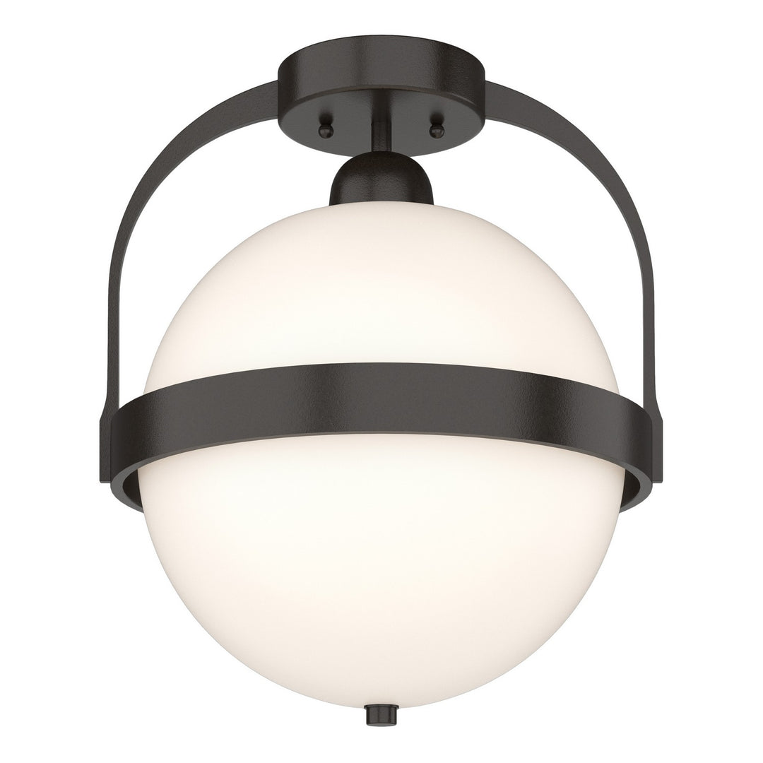 Hubbardton Forge Canada - 121380-SKT-14-GG0720 - One Light Semi-Flush Mount - Atlas - Oil Rubbed Bronze