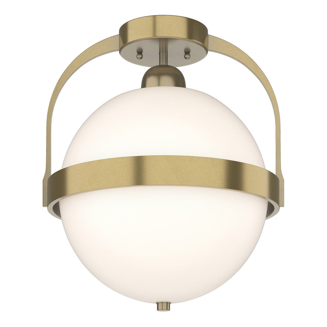 Hubbardton Forge Canada - 121380-SKT-86-GG0720 - One Light Semi-Flush Mount - Atlas - Modern Brass