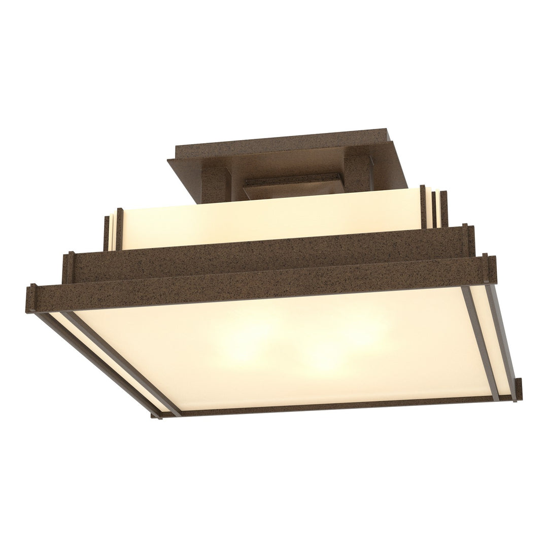 Hubbardton Forge Canada - 123705-SKT-05-BB0416 - Four Light Semi-Flush Mount - Steppe - Coastal Bronze
