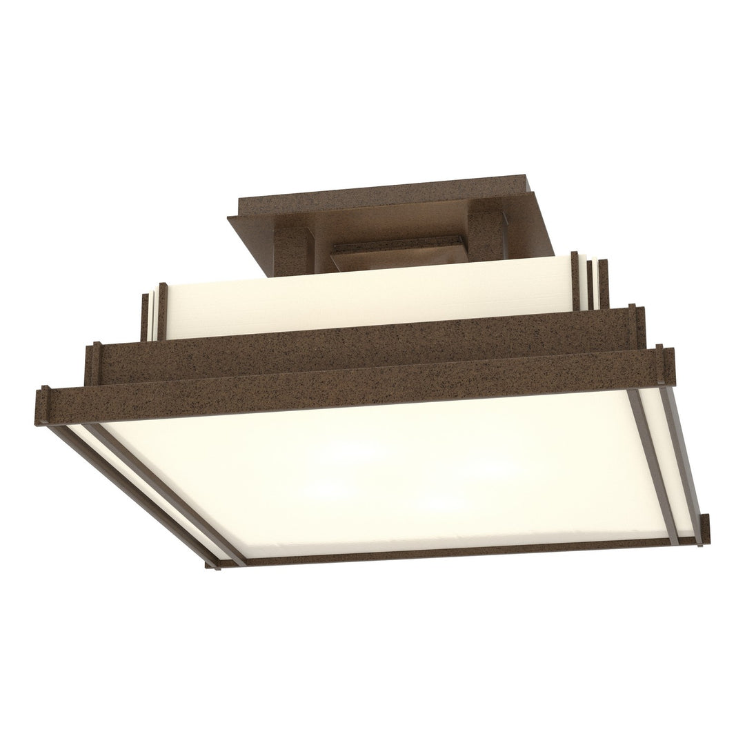 Hubbardton Forge Canada - 123705-SKT-05-CC0416 - Four Light Semi-Flush Mount - Steppe - Coastal Bronze