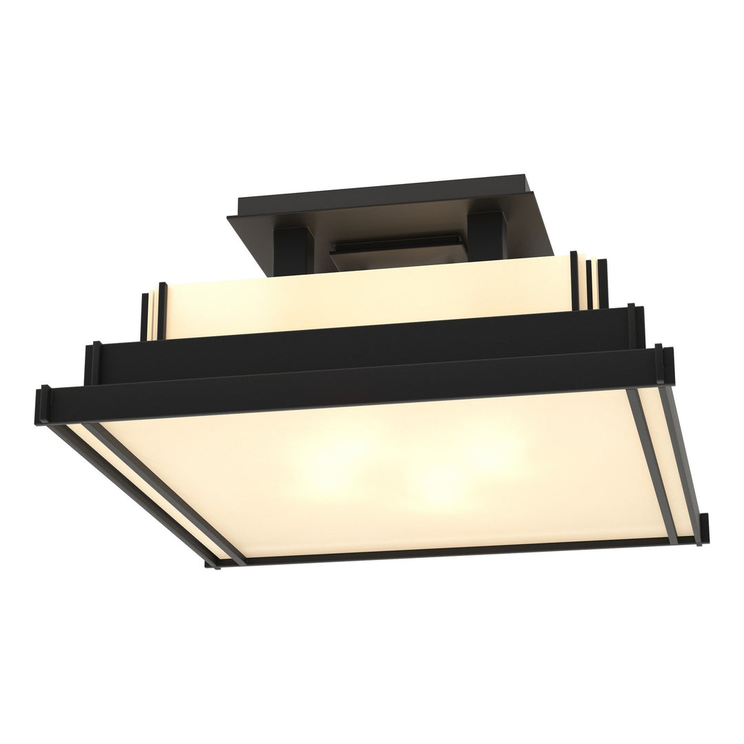 Hubbardton Forge Canada - 123705-SKT-10-BB0416 - Four Light Semi-Flush Mount - Steppe - Black