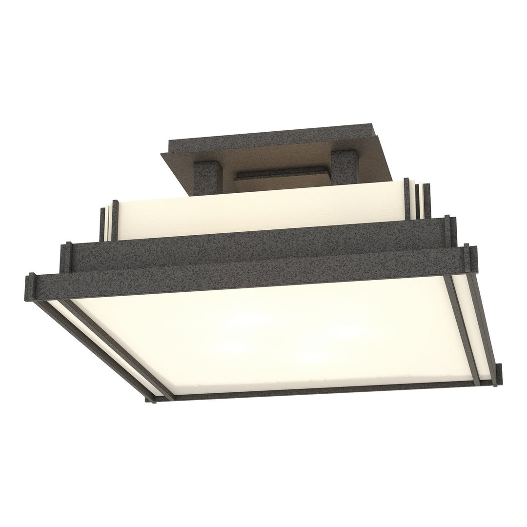Hubbardton Forge Canada - 123705-SKT-20-CC0416 - Four Light Semi-Flush Mount - Steppe - Natural Iron