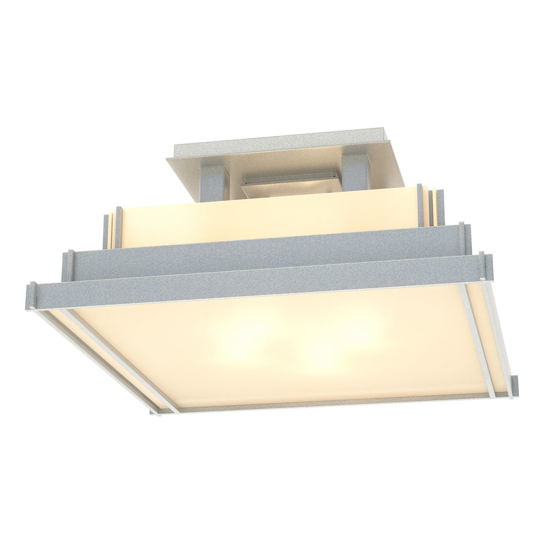 Hubbardton Forge Canada - 123705-SKT-82-BB0416 - Four Light Semi-Flush Mount - Steppe - Vintage Platinum