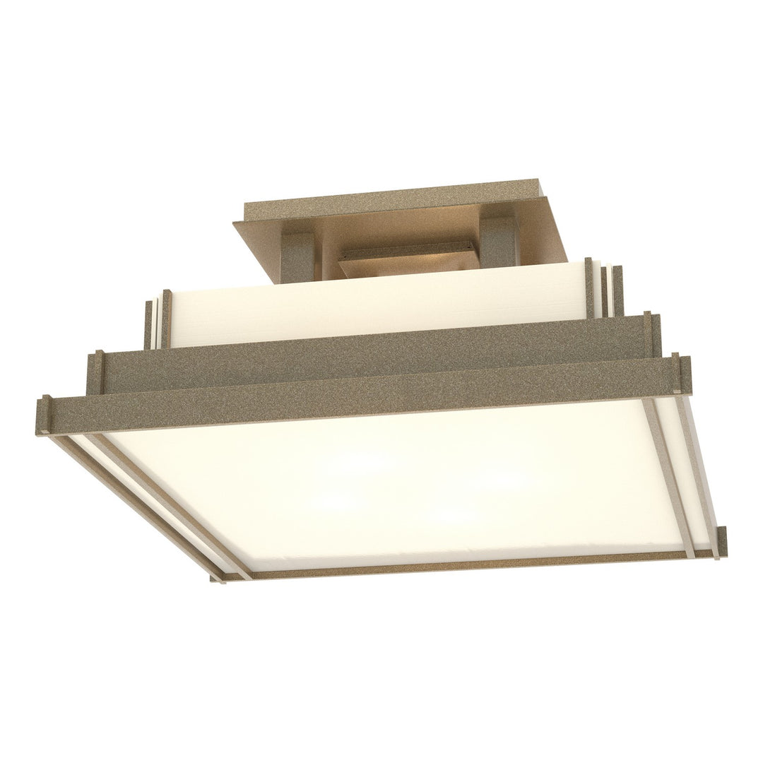 Hubbardton Forge Canada - 123705-SKT-84-CC0416 - Four Light Semi-Flush Mount - Steppe - Soft Gold