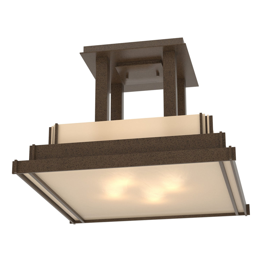 Hubbardton Forge Canada - 123715-SKT-05-BB0416 - Four Light Semi-Flush Mount - Steppe - Coastal Bronze