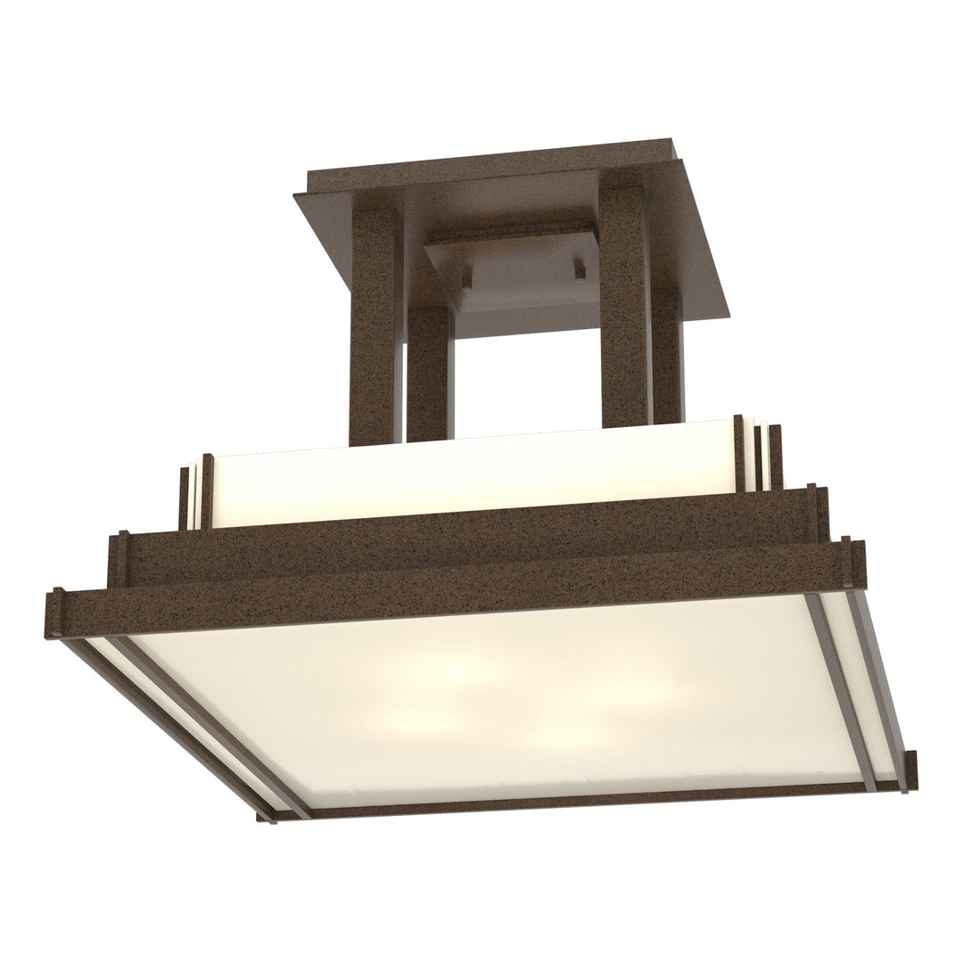 Hubbardton Forge Canada - 123715-SKT-05-CC0416 - Four Light Semi-Flush Mount - Steppe - Coastal Bronze