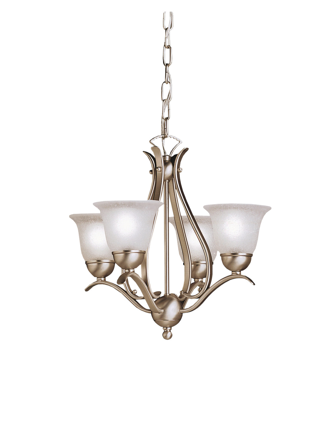 Kichler Canada - 2019NI - Four Light Mini Chandelier - Dover - Brushed Nickel