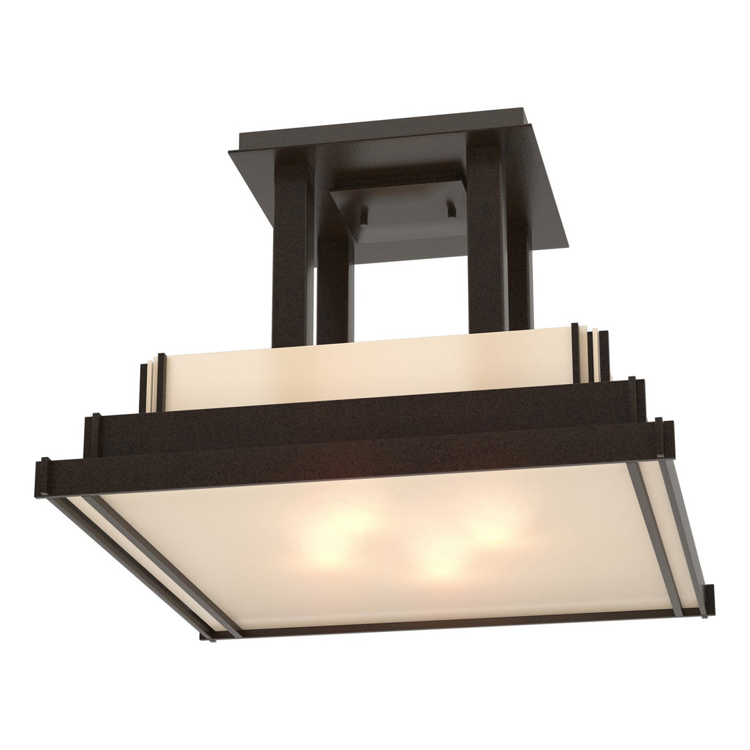 Hubbardton Forge Canada - 123715-SKT-14-BB0416 - Four Light Semi-Flush Mount - Steppe - Oil Rubbed Bronze