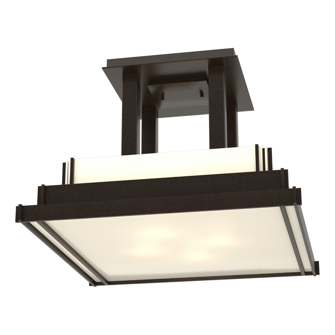 Hubbardton Forge Canada - 123715-SKT-14-CC0416 - Four Light Semi-Flush Mount - Steppe - Oil Rubbed Bronze