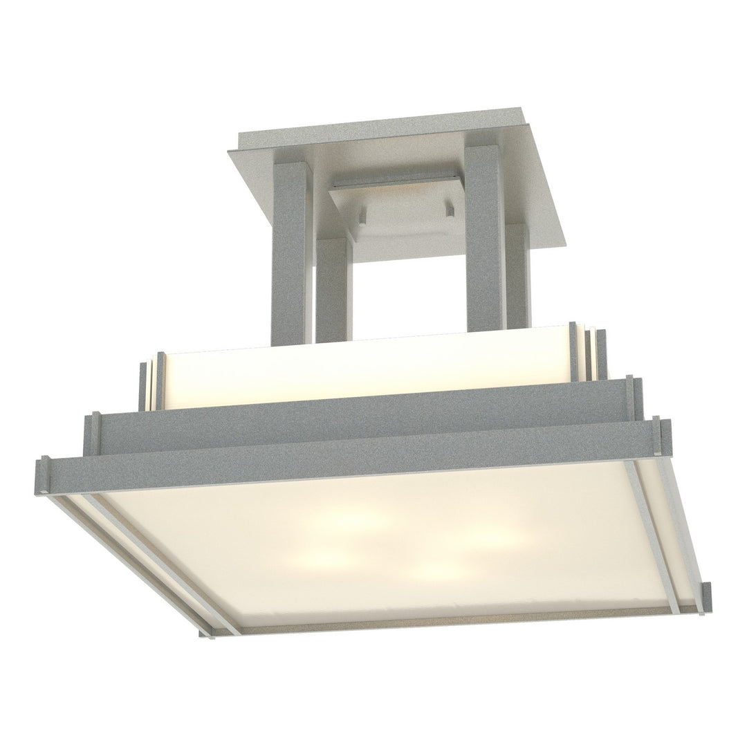 Hubbardton Forge Canada - 123715-SKT-82-CC0416 - Four Light Semi-Flush Mount - Steppe - Vintage Platinum
