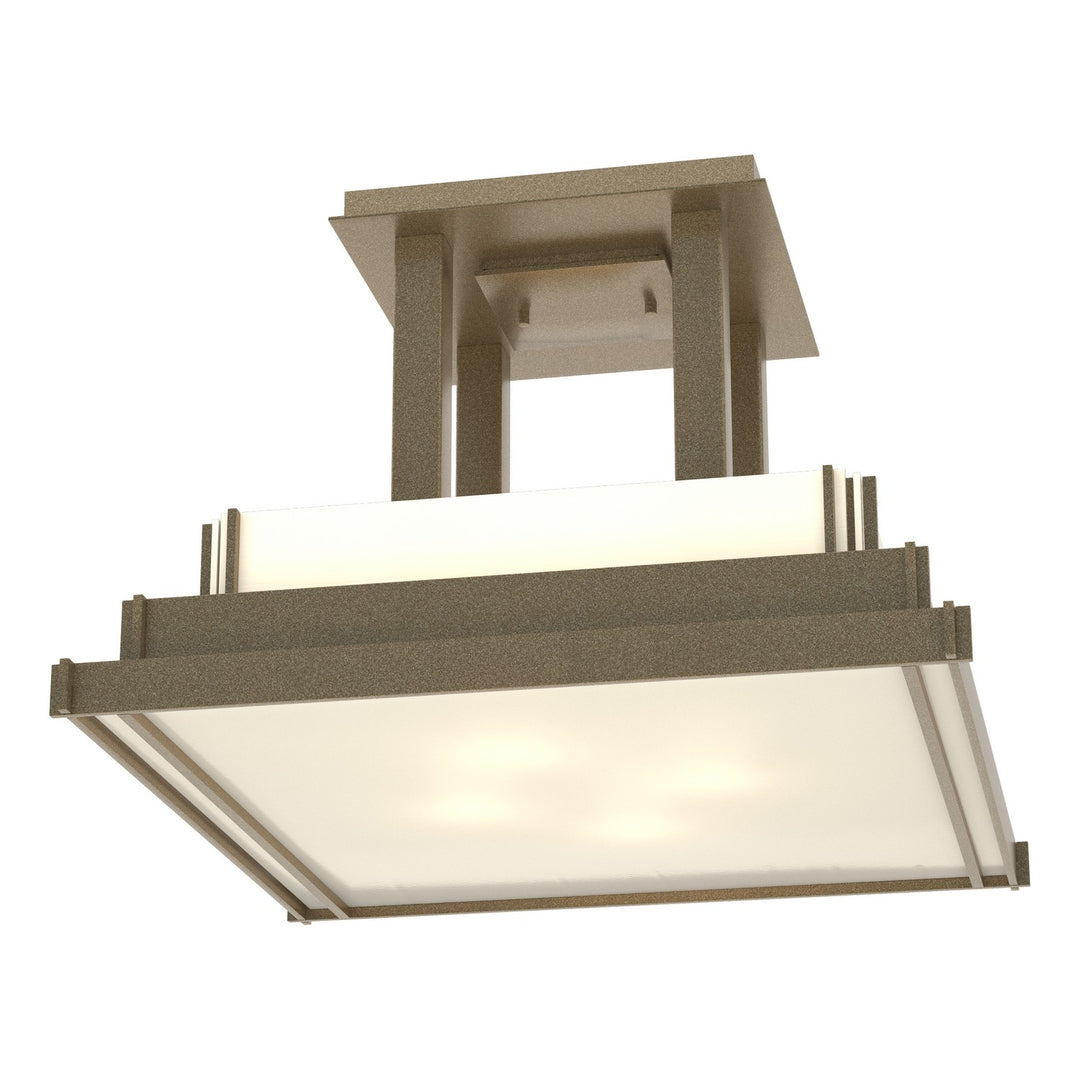 Hubbardton Forge Canada - 123715-SKT-84-CC0416 - Four Light Semi-Flush Mount - Steppe - Soft Gold