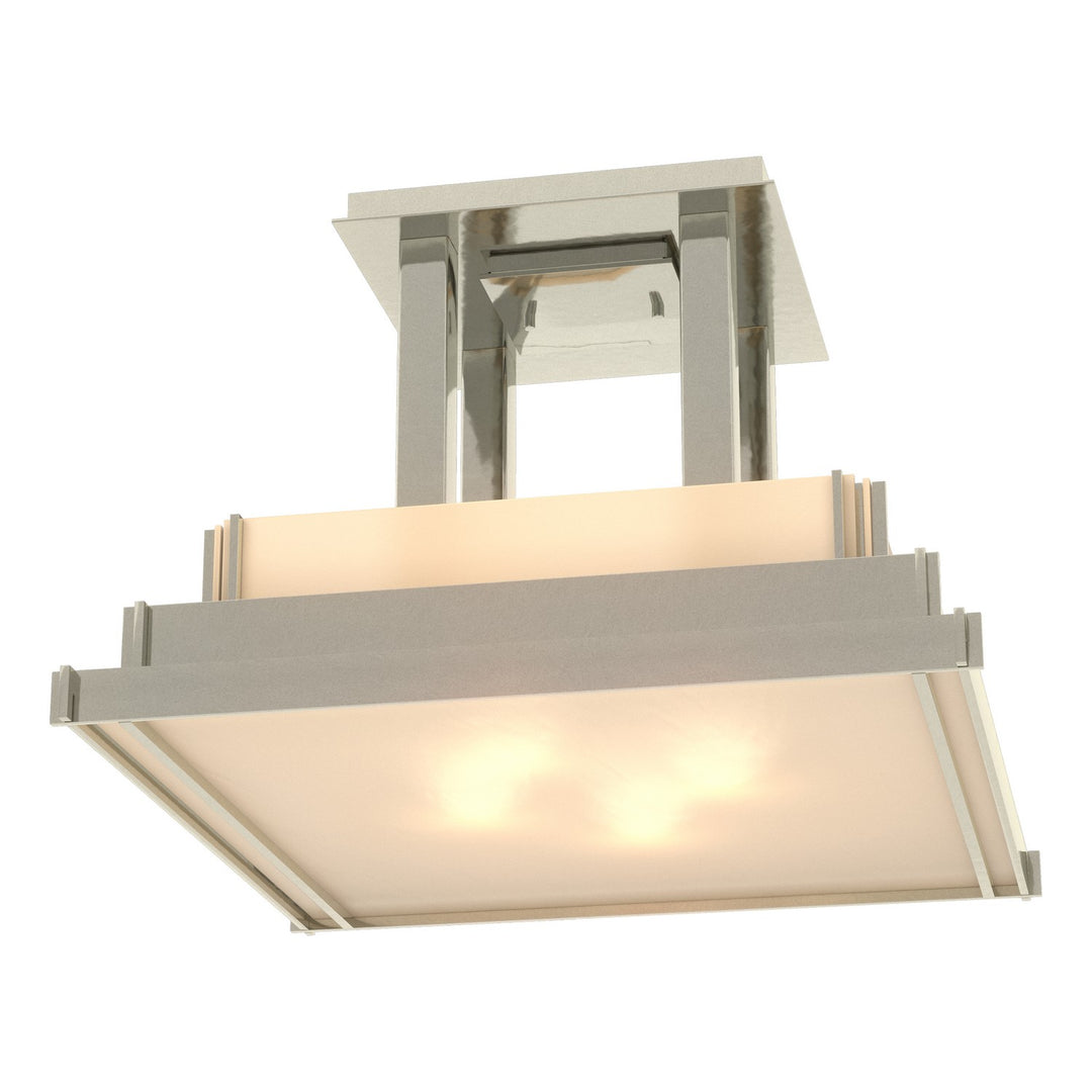 Hubbardton Forge Canada - 123715-SKT-85-BB0416 - Four Light Semi-Flush Mount - Steppe - Sterling