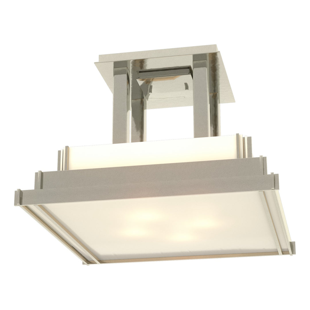 Hubbardton Forge Canada - 123715-SKT-86-CC0416 - Four Light Semi-Flush Mount - Steppe - Modern Brass