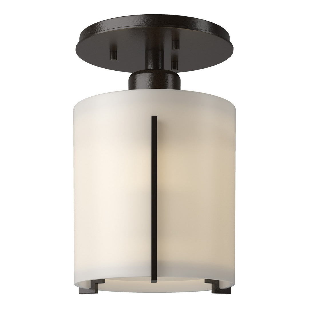 Hubbardton Forge Canada - 123775-SKT-14-GG0140 - One Light Semi-Flush Mount - Exos Glass - Oil Rubbed Bronze