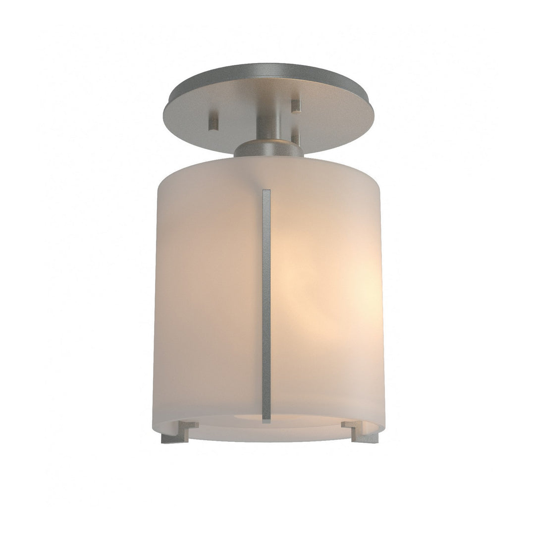 Hubbardton Forge Canada - 123775-SKT-82-GG0140 - One Light Semi-Flush Mount - Exos Glass - Vintage Platinum