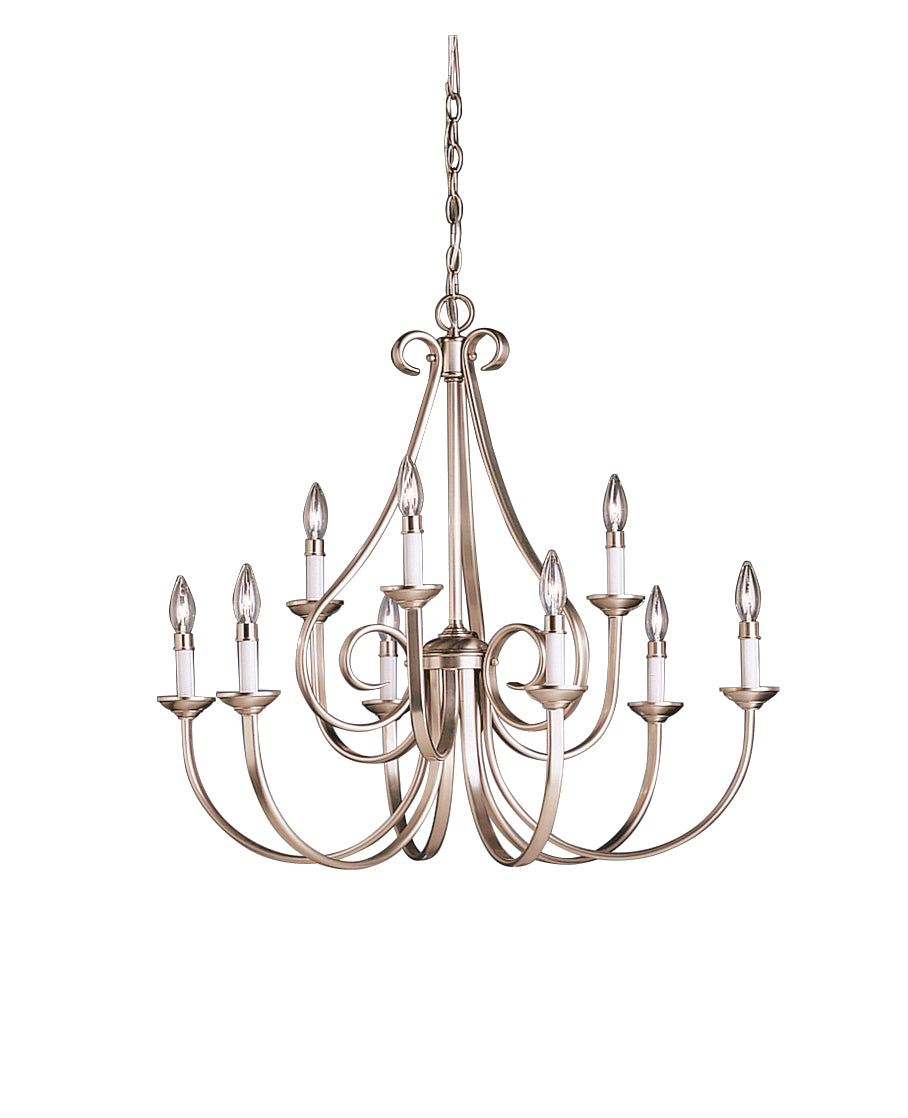 Kichler Canada - 2031NI - Nine Light Chandelier - Dover - Brushed Nickel