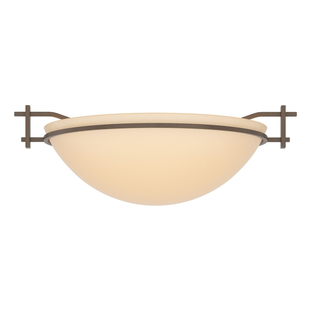 Hubbardton Forge Canada - 124251-SKT-05-SS0045 - One Light Semi-Flush Mount - Moonband - Bronze