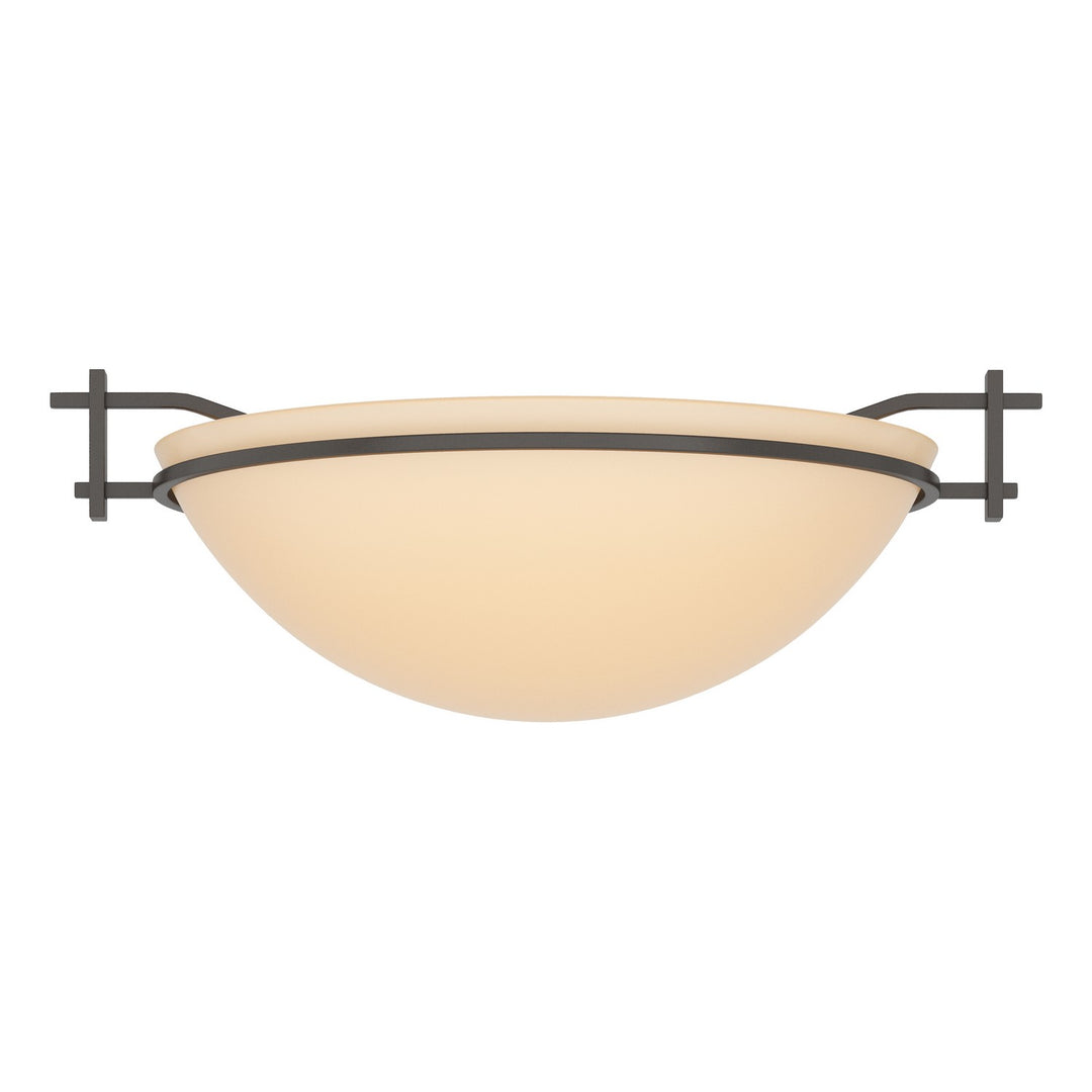 Hubbardton Forge Canada - 124251-SKT-14-SS0045 - One Light Semi-Flush Mount - Moonband - Oil Rubbed Bronze