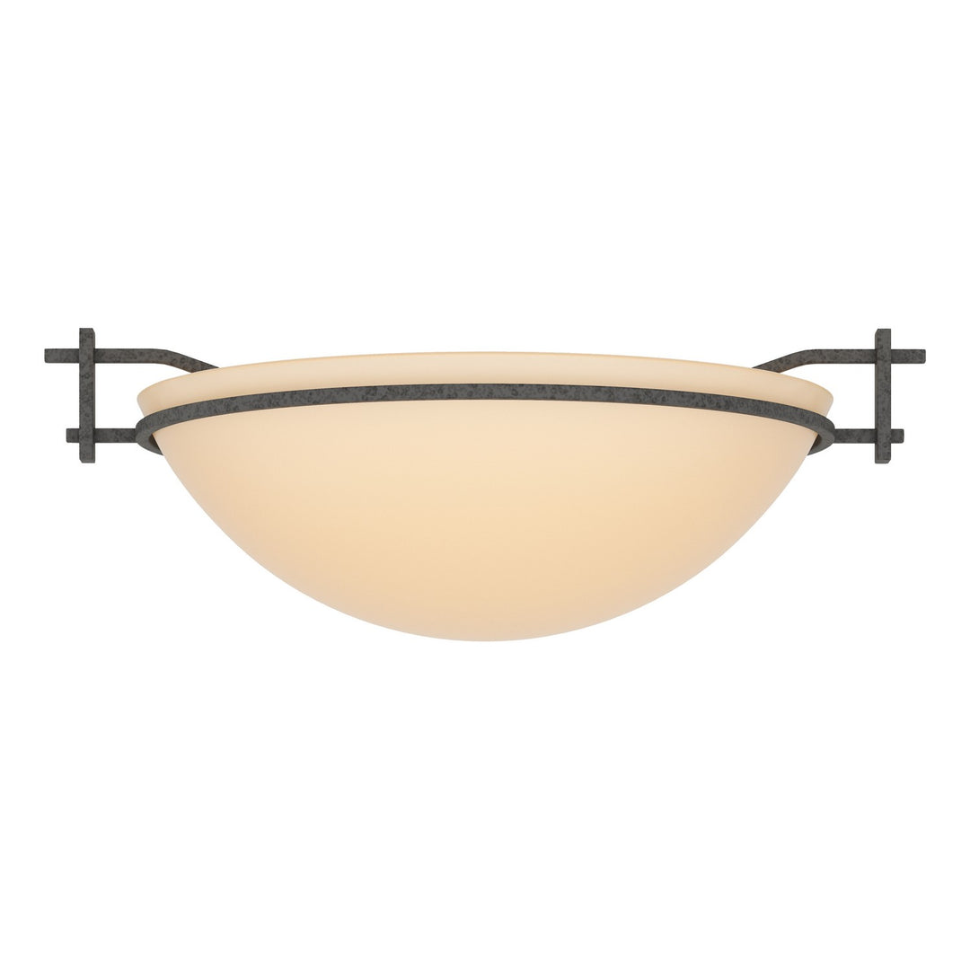 Hubbardton Forge Canada - 124251-SKT-20-SS0045 - One Light Semi-Flush Mount - Moonband - Natural Iron