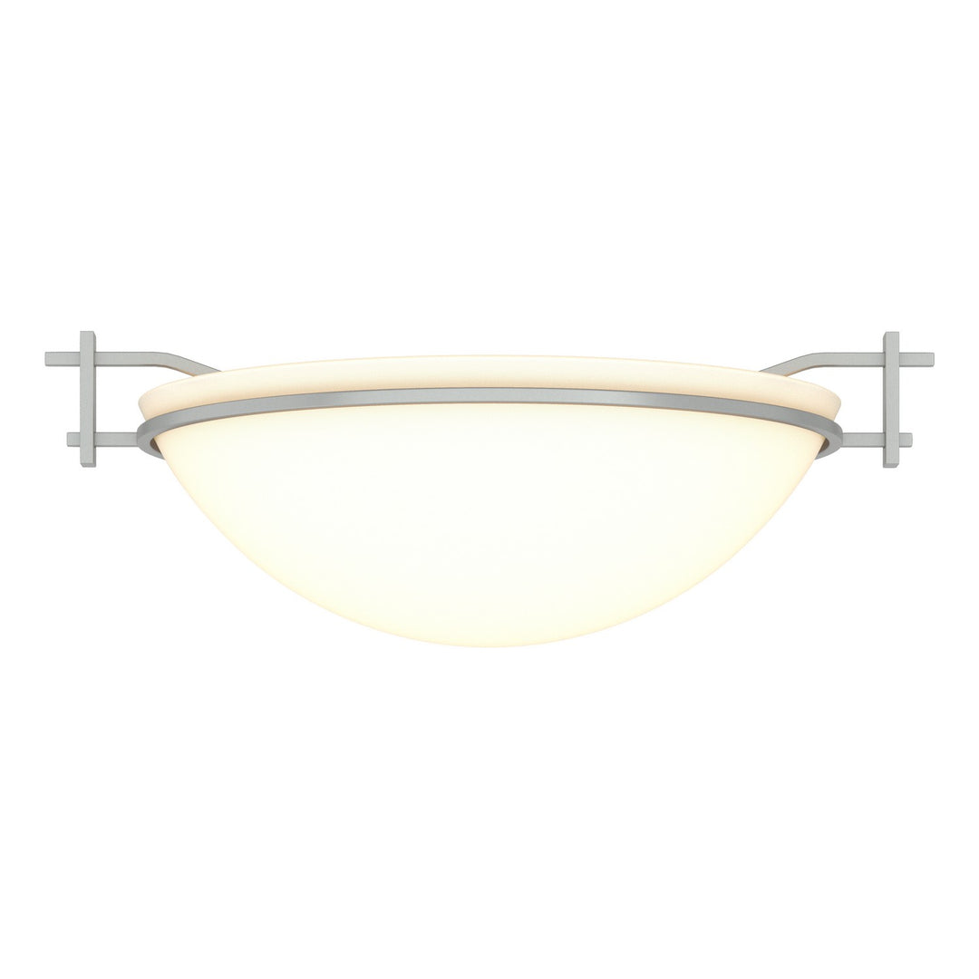 Hubbardton Forge Canada - 124251-SKT-82-GG0045 - One Light Semi-Flush Mount - Moonband - Vintage Platinum