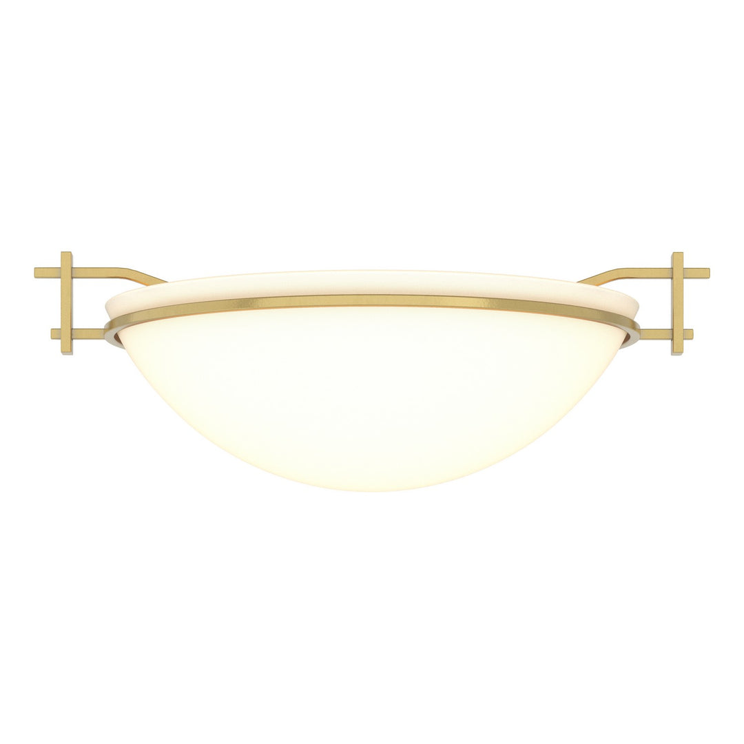 Hubbardton Forge Canada - 124251-SKT-86-GG0045 - One Light Semi-Flush Mount - Moonband - Modern Brass