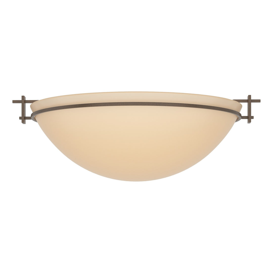 Hubbardton Forge Canada - 124252-SKT-05-SS0050 - Three Light Semi-Flush Mount - Moonband - Bronze