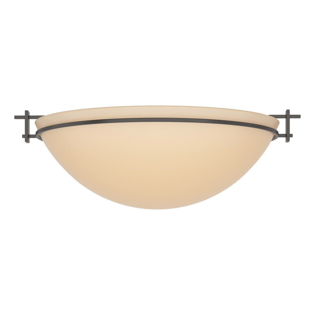 Hubbardton Forge Canada - 124252-SKT-14-SS0050 - Three Light Semi Flush Mount - Moonband - Oil Rubbed Bronze