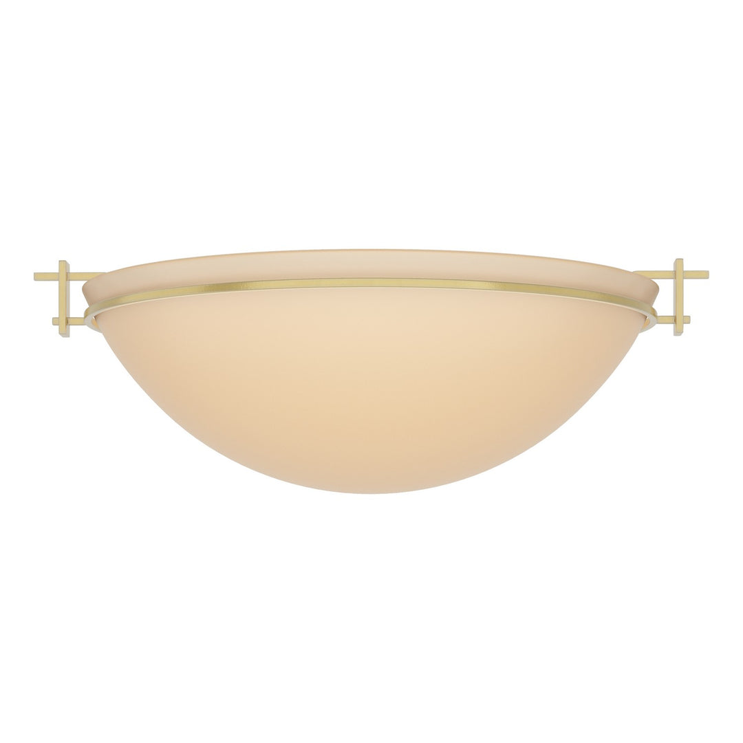 Hubbardton Forge Canada - 124252-SKT-86-SS0050 - Three Light Semi Flush Mount - Moonband - Modern Brass