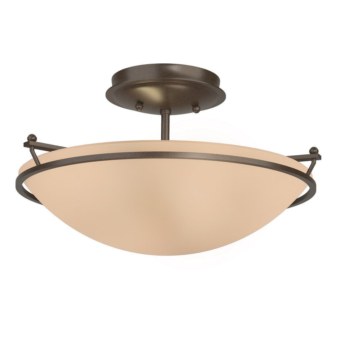 Hubbardton Forge Canada - 124302-SKT-05-SS0047 - Two Light Semi-Flush Mount - Simple Lines - Bronze