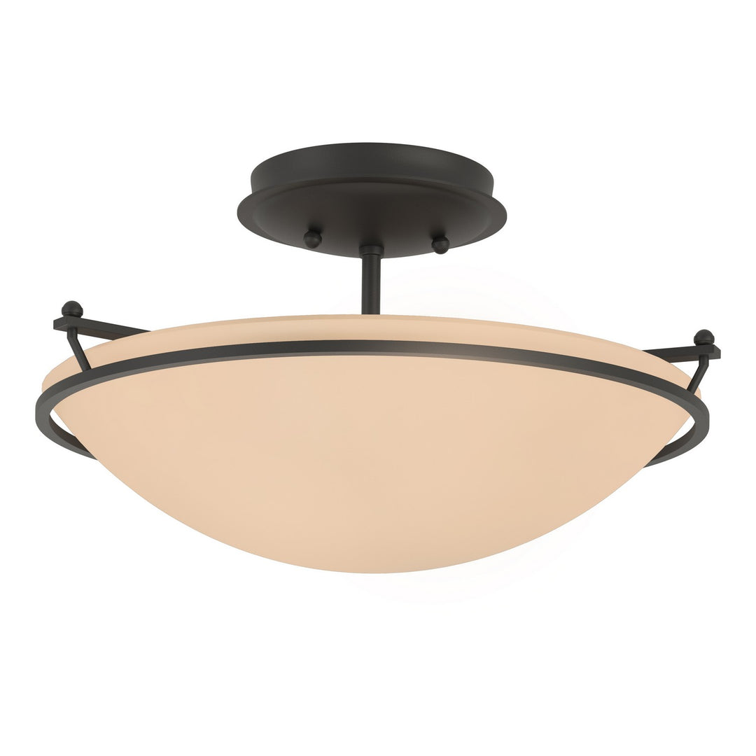Hubbardton Forge Canada - 124302-SKT-10-SS0047 - Two Light Semi-Flush Mount - Simple Lines - Black