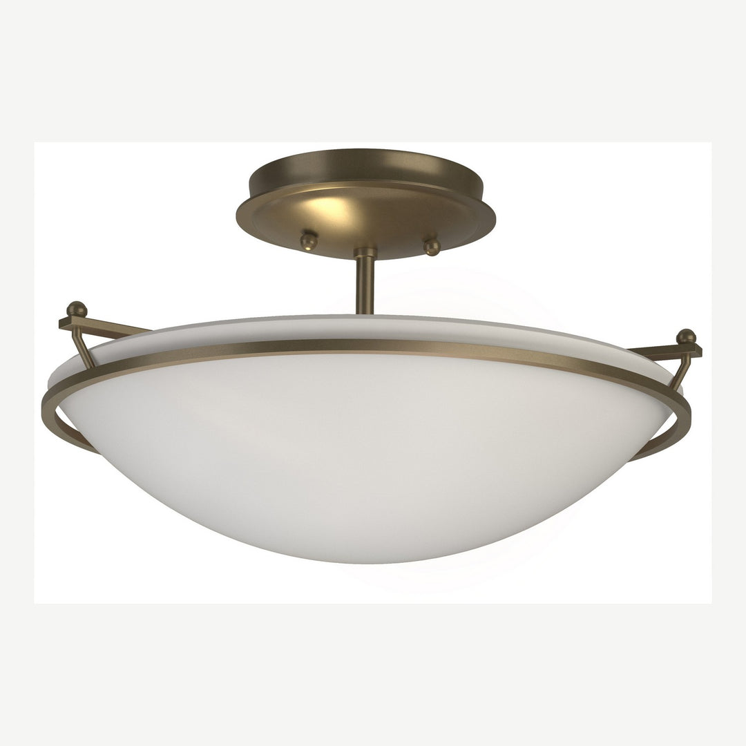 Hubbardton Forge Canada - 124302-SKT-84-GG0047 - Two Light Semi-Flush Mount - Simple Lines - Soft Gold