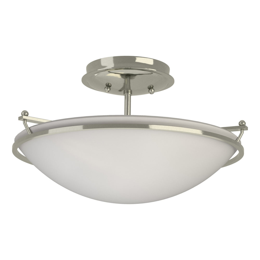 Hubbardton Forge Canada - 124302-SKT-85-GG0047 - Two Light Semi-Flush Mount - Simple Lines - Sterling