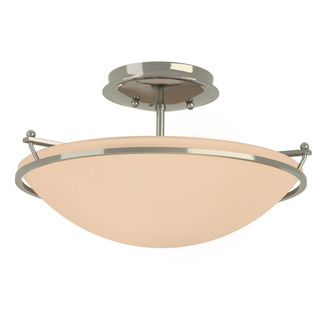 Hubbardton Forge Canada - 124302-SKT-85-SS0047 - Two Light Semi-Flush Mount - Simple Lines - Sterling