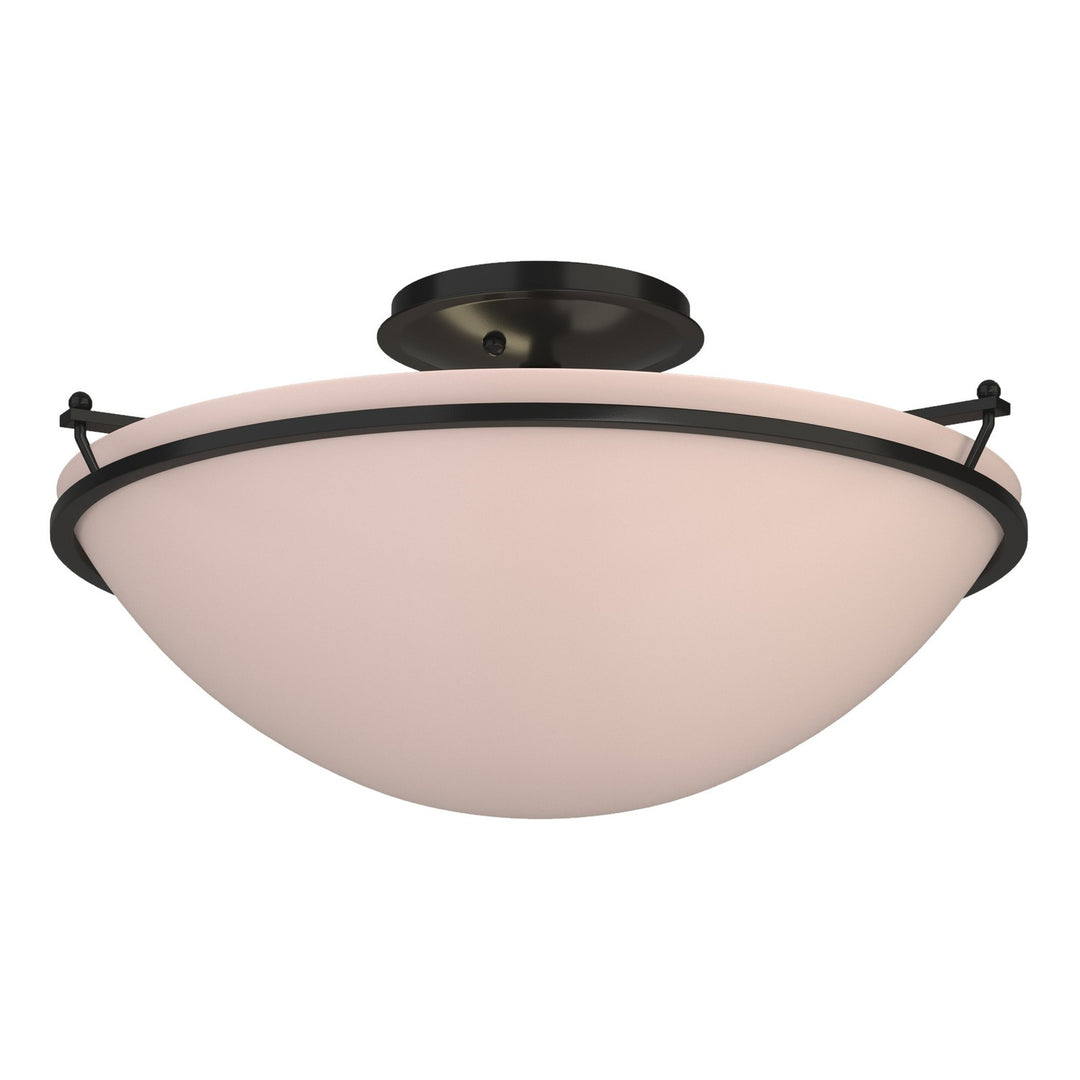 Hubbardton Forge Canada - 124304-SKT-10-SS0053 - Three Light Semi-Flush Mount - Simple Lines - Black