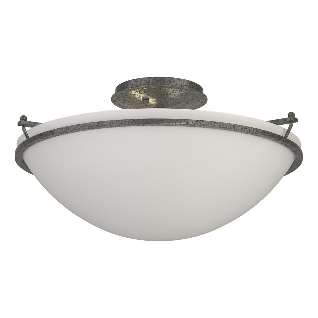Hubbardton Forge Canada - 124304-SKT-20-GG0053 - Three Light Semi-Flush Mount - Simple Lines - Natural Iron