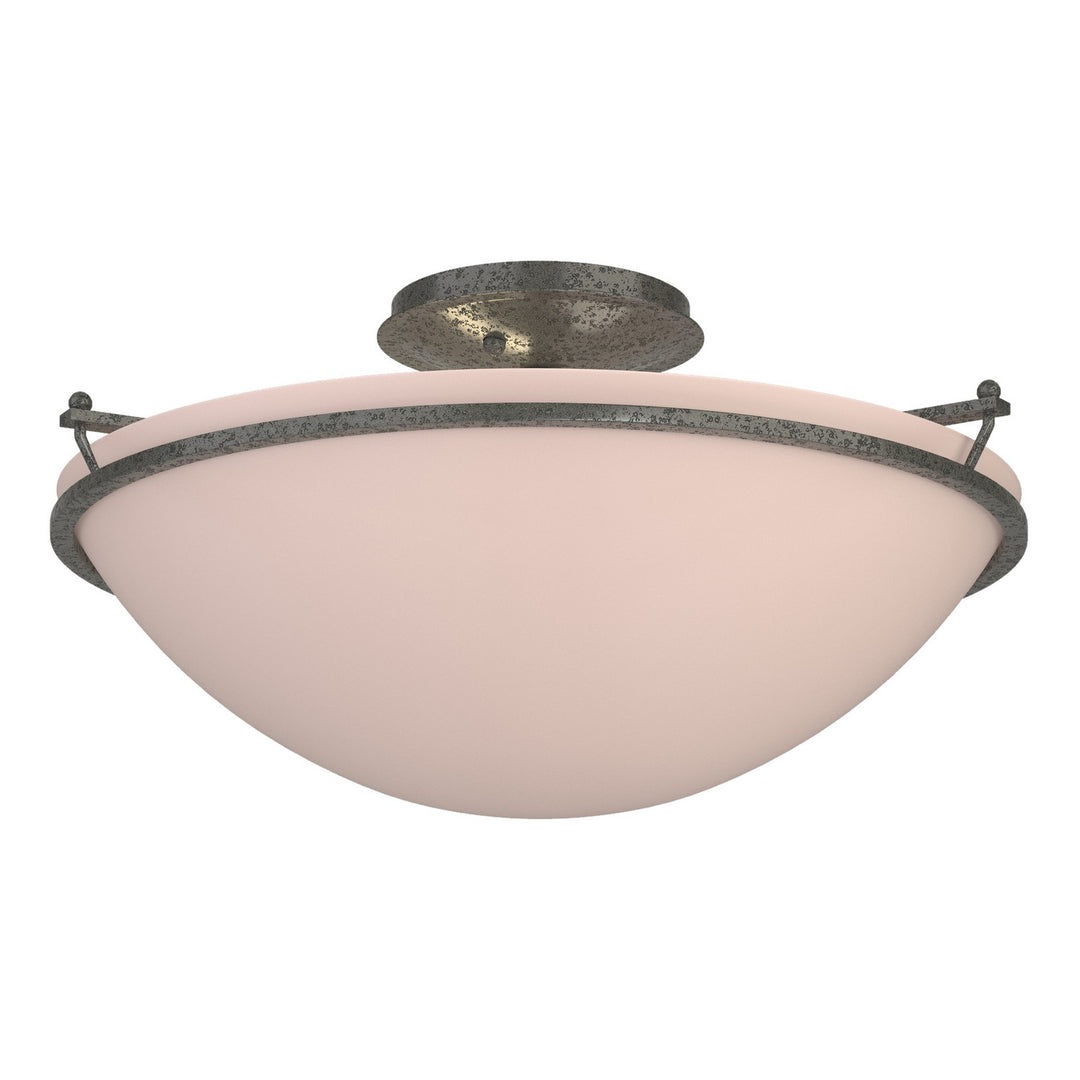 Hubbardton Forge Canada - 124304-SKT-20-SS0053 - Three Light Semi-Flush Mount - Simple Lines - Natural Iron