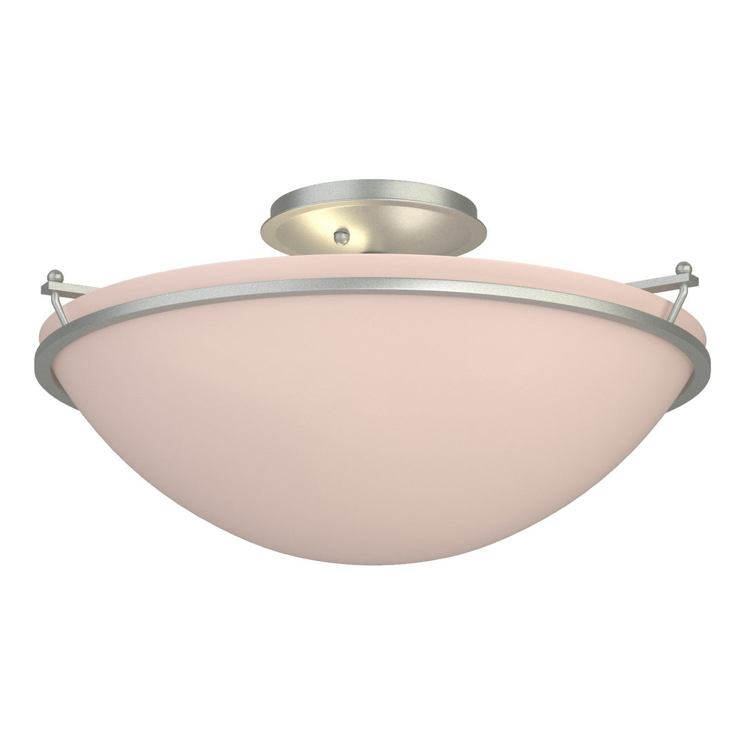 Hubbardton Forge Canada - 124304-SKT-82-SS0053 - Three Light Semi-Flush Mount - Simple Lines - Vintage Platinum