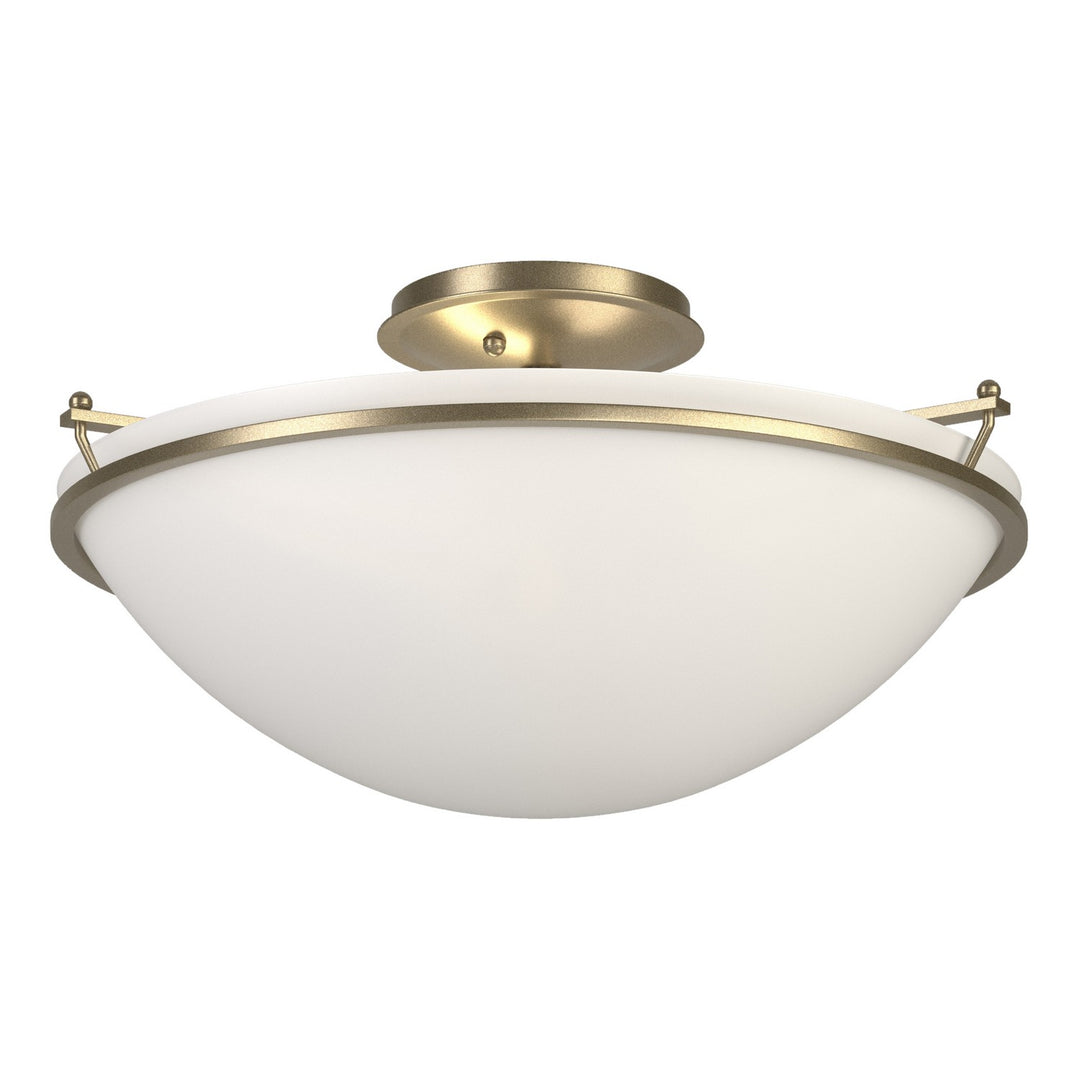 Hubbardton Forge Canada - 124304-SKT-84-GG0053 - Three Light Semi-Flush Mount - Simple Lines - Soft Gold