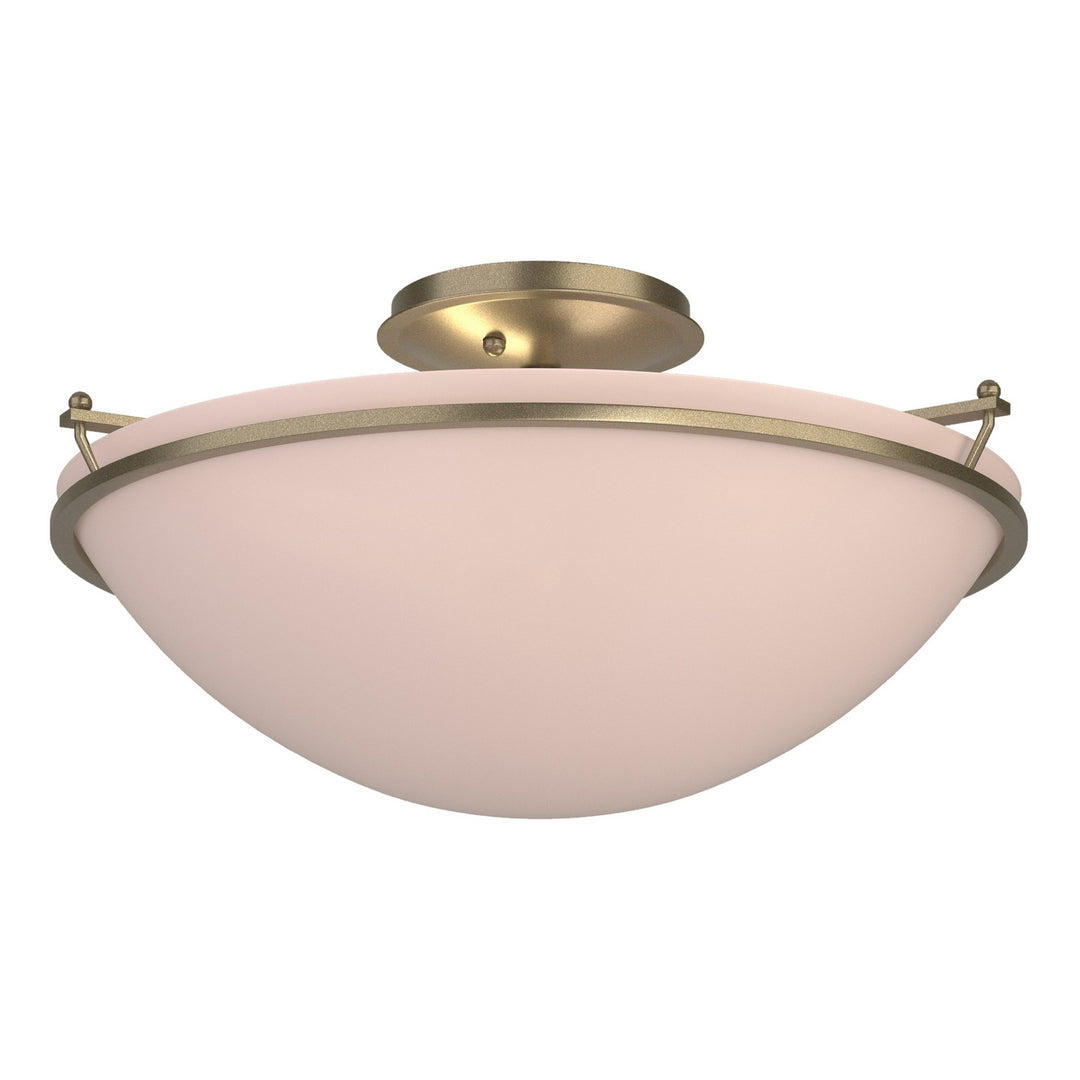 Hubbardton Forge Canada - 124304-SKT-84-SS0053 - Three Light Semi-Flush Mount - Simple Lines - Soft Gold