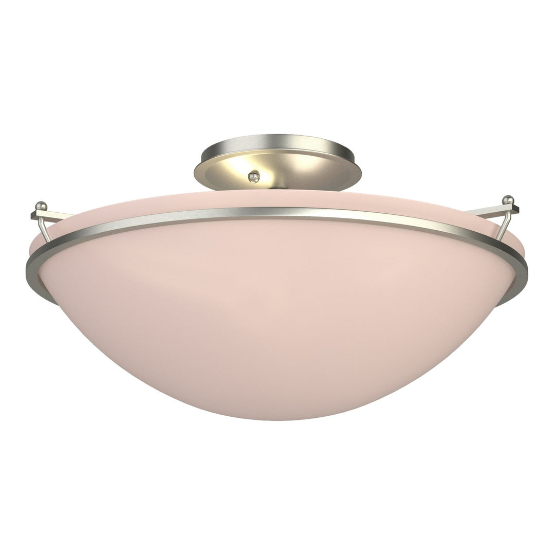 Hubbardton Forge Canada - 124304-SKT-85-SS0053 - Three Light Semi-Flush Mount - Simple Lines - Sterling