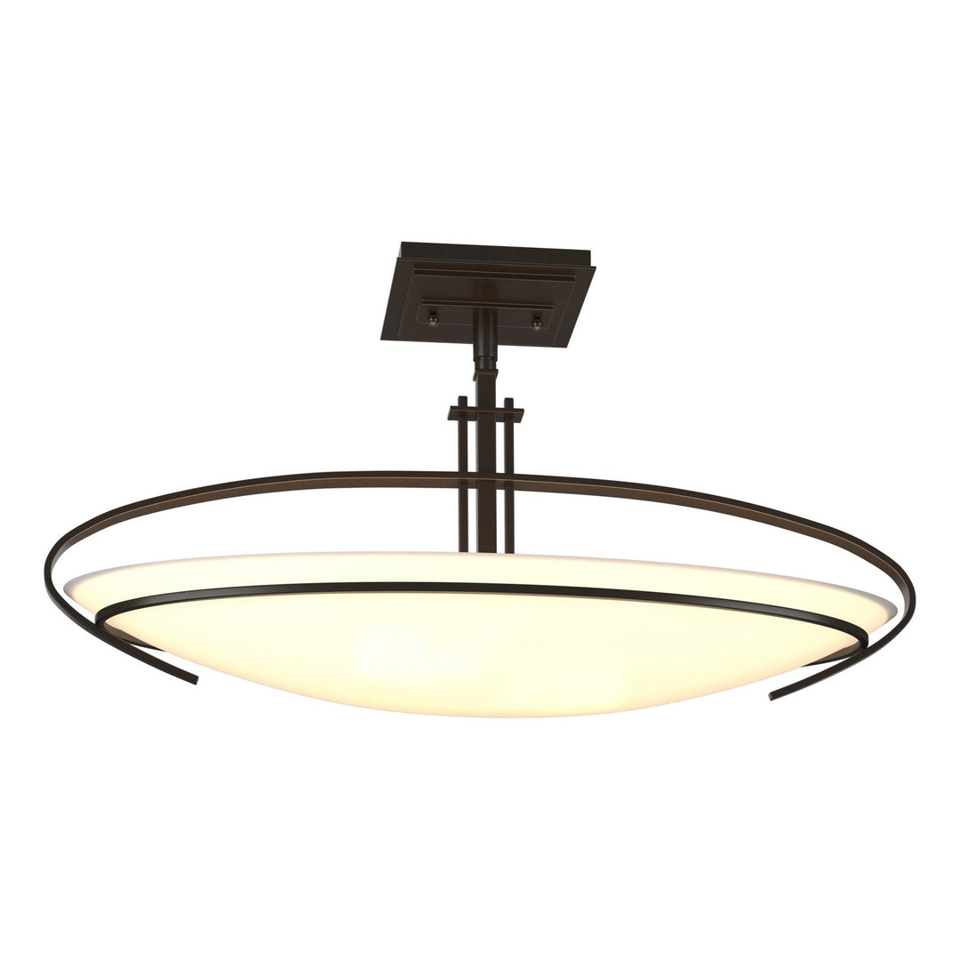 Hubbardton Forge Canada - 124341-SKT-14-GG0089 - Two Light Semi-Flush Mount - Mackintosh - Oil Rubbed Bronze