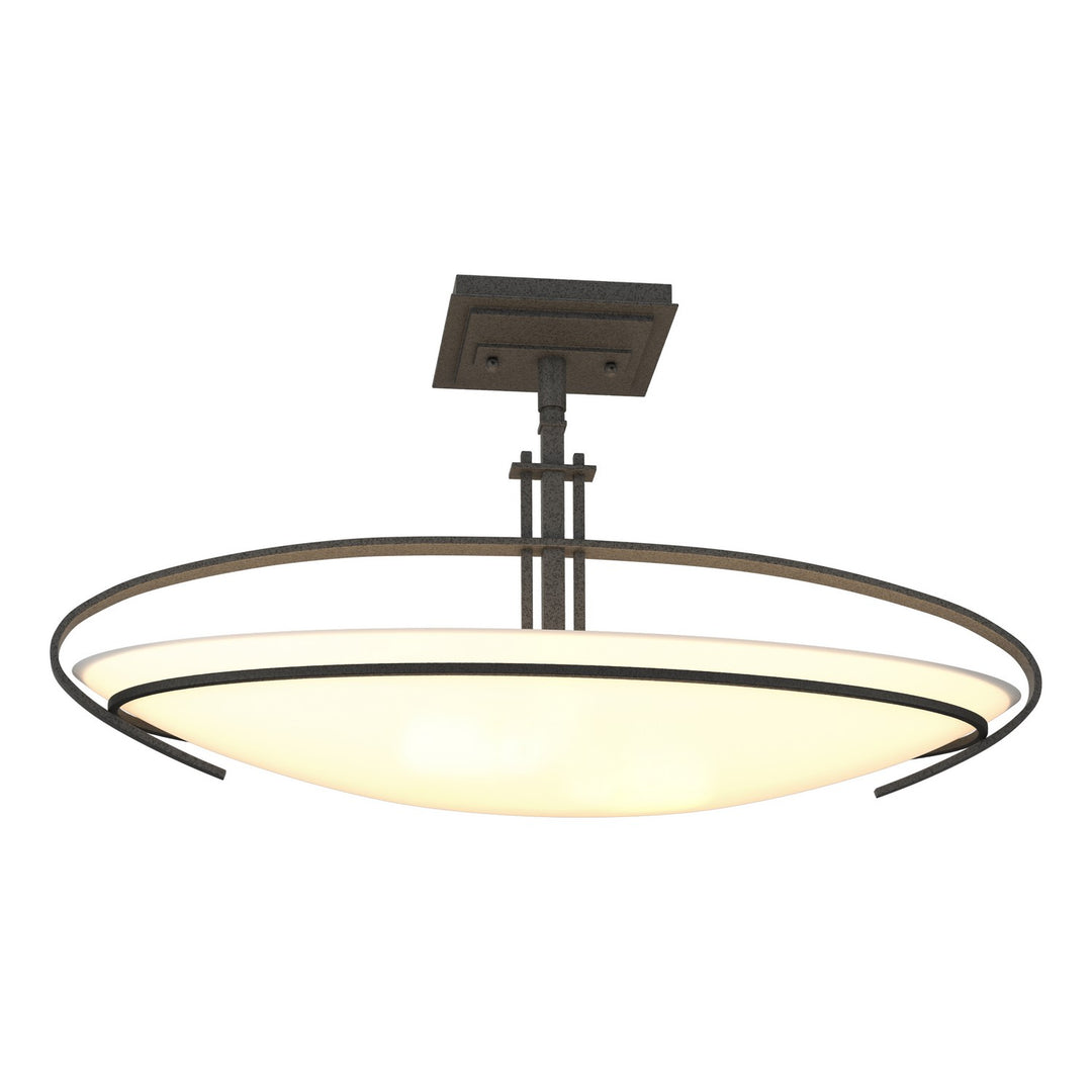 Hubbardton Forge Canada - 124341-SKT-20-GG0089 - Two Light Semi-Flush Mount - Mackintosh - Natural Iron