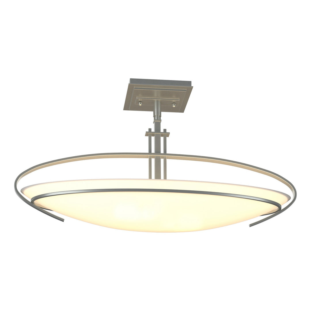 Hubbardton Forge Canada - 124341-SKT-82-GG0089 - Two Light Semi-Flush Mount - Mackintosh - Vintage Platinum