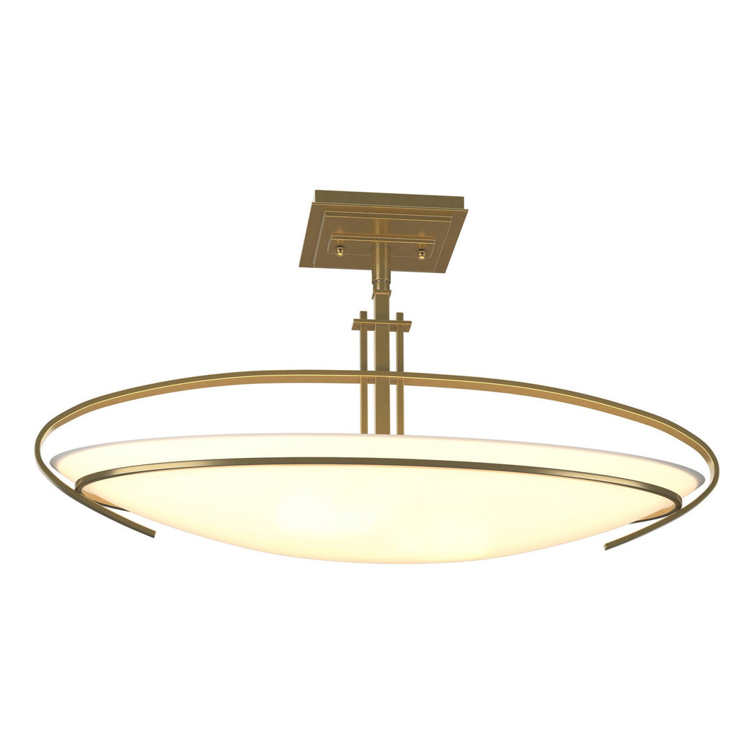 Hubbardton Forge Canada - 124341-SKT-86-GG0089 - Two Light Semi-Flush Mount - Mackintosh - Modern Brass