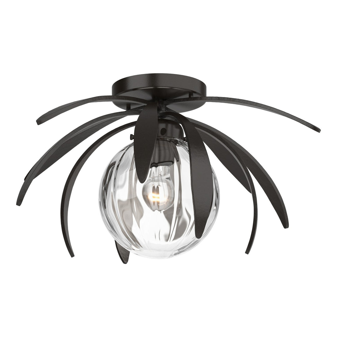 Hubbardton Forge Canada - 124350-SKT-14-LL0631 - One Light Flush Mount - Dahlia - Oil Rubbed Bronze