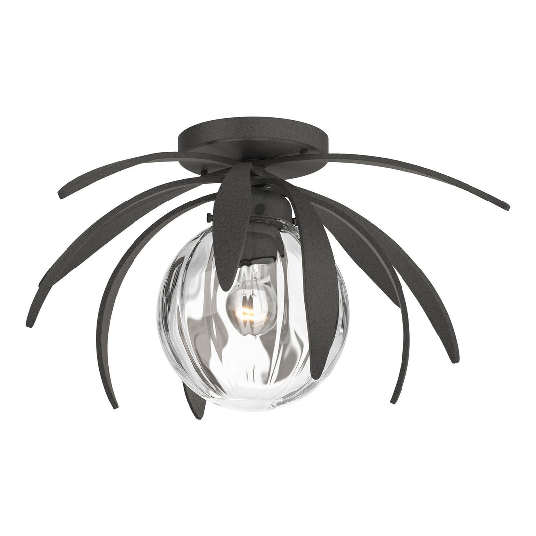Hubbardton Forge Canada - 124350-SKT-20-LL0631 - One Light Semi-Flush Mount - Dahlia - Natural Iron